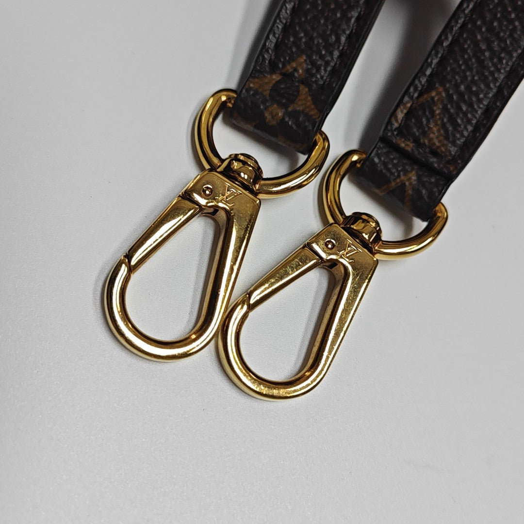 MONTAIGNE Monogram Coated Canvas Brown