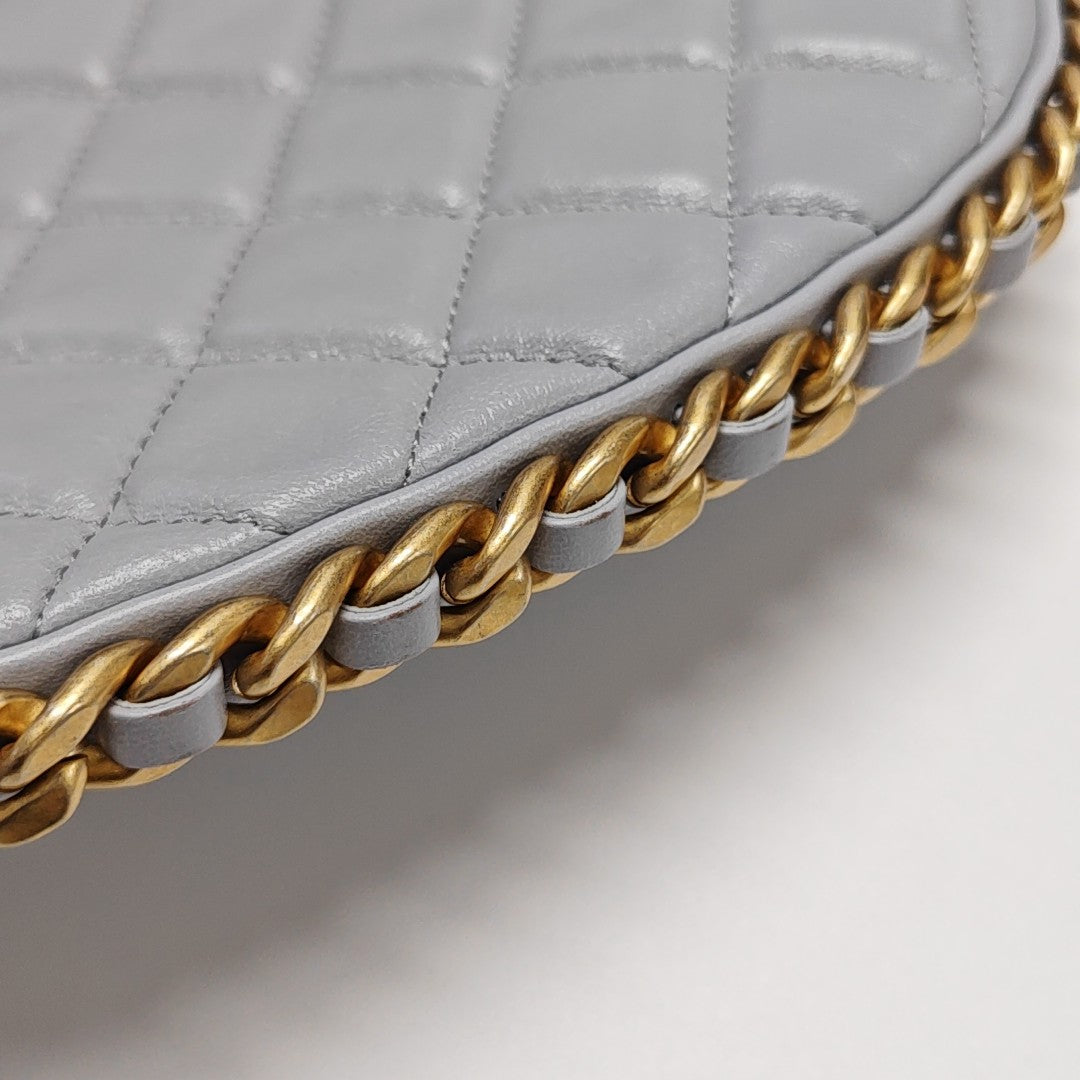 HOBO Quilted Lambskin Gray
