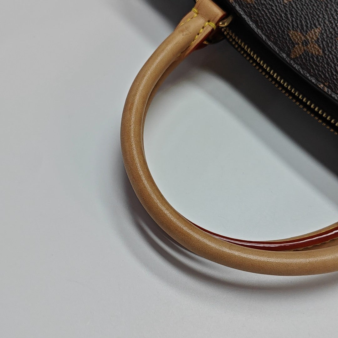 PALAIS PM Monogram Coated Canvas Brown