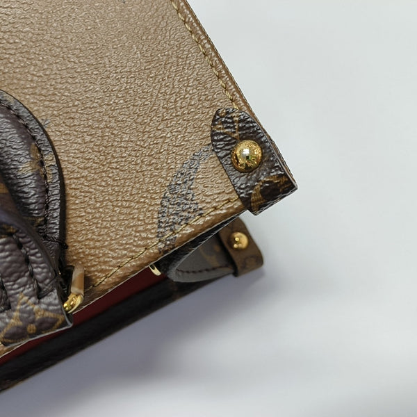 ONTHEGO PM Monogram Coated Canvas Brown
