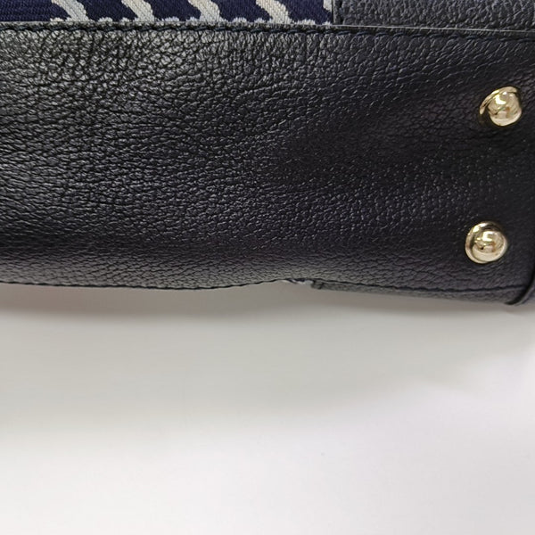 Fabric Top Handle Bag Multicolor