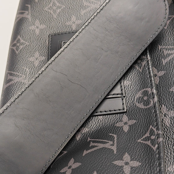 VOYAGER PM Monogram Coated Canvas Black