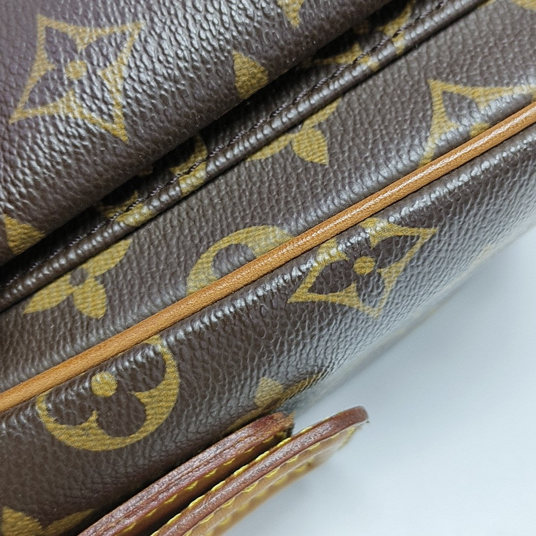 VIVA CITE Monogram Coated Canvas Brown