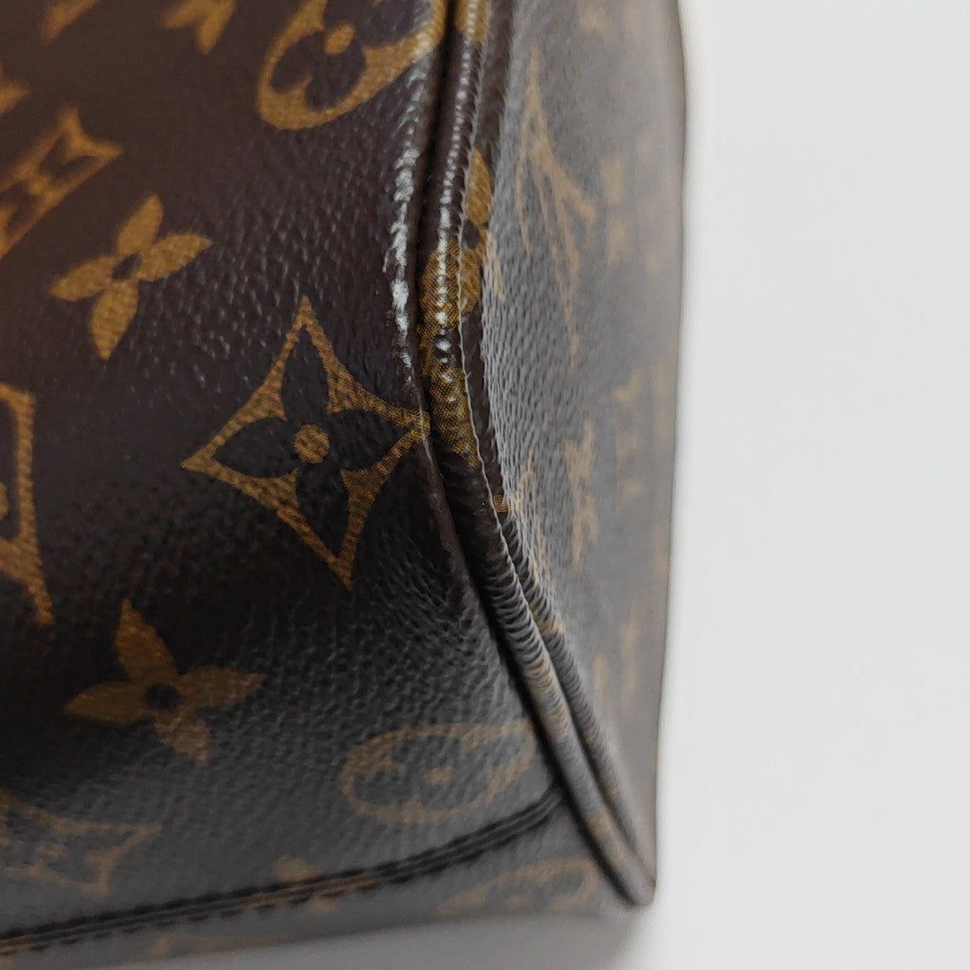 ALL IN Monogram Coated Canvas Brown