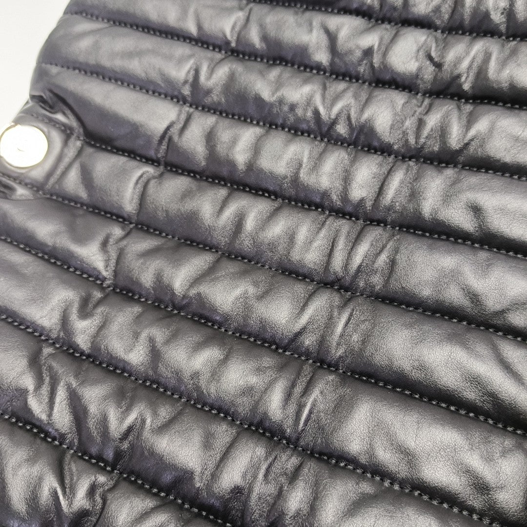BB Quilted Calfskin Black