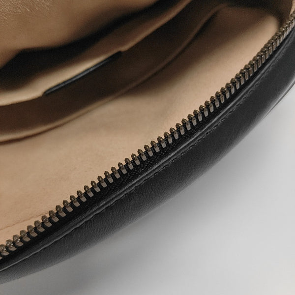 GG Marmont Small Quilted Calfskin Black