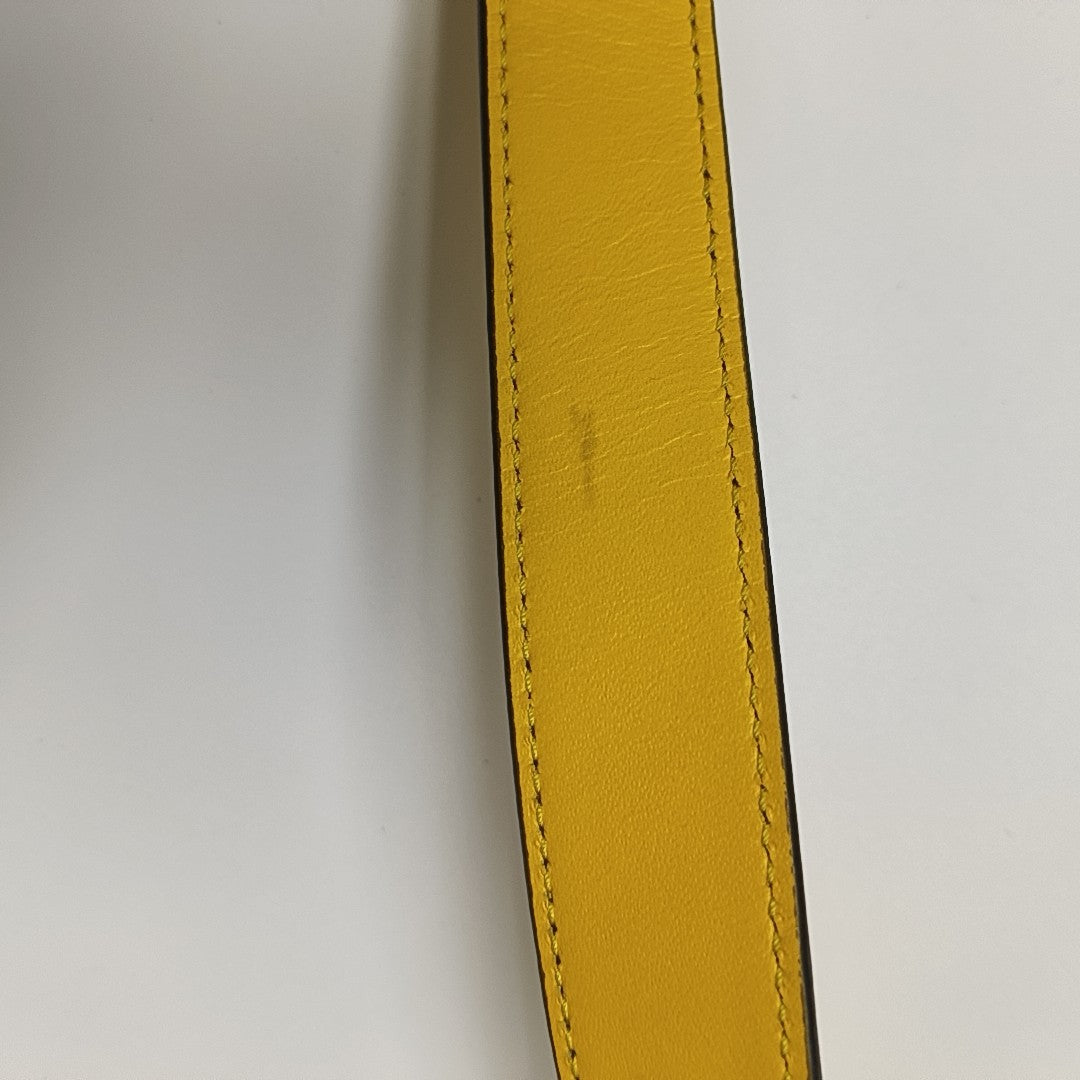 Authenticated pre-owned  Baguette Medium Calfskin Yellow - Shoulder Bag at Looply