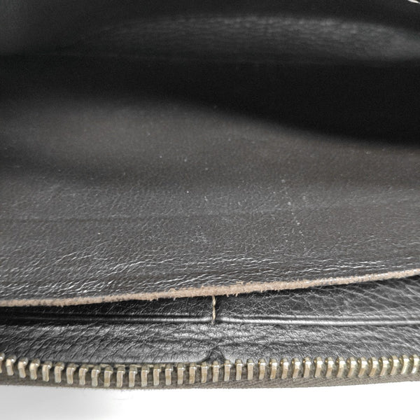 Ligne Shima Monogram Calfskin Brown Wallet