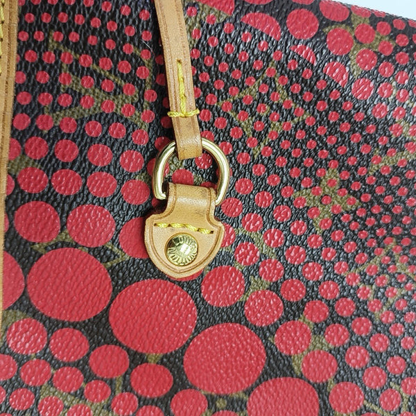 NEVERFULL MM Monogram Coated Canvas Brown