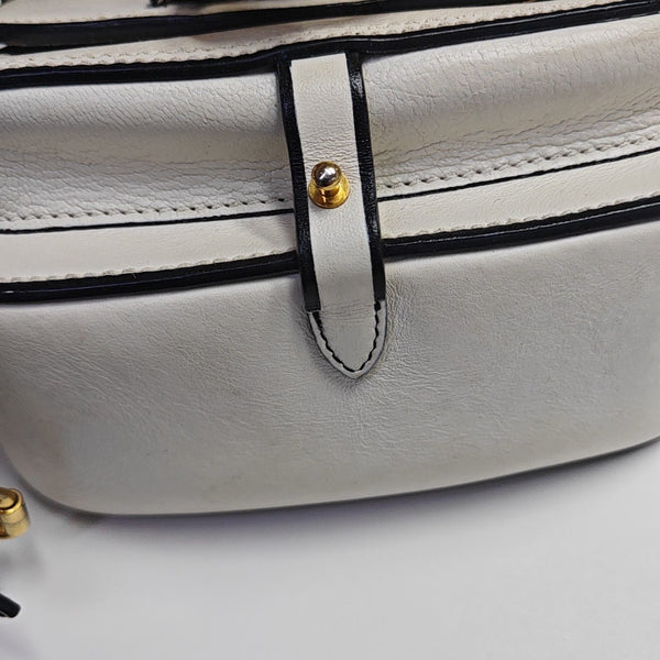 Calfskin Shoulder Bag White
