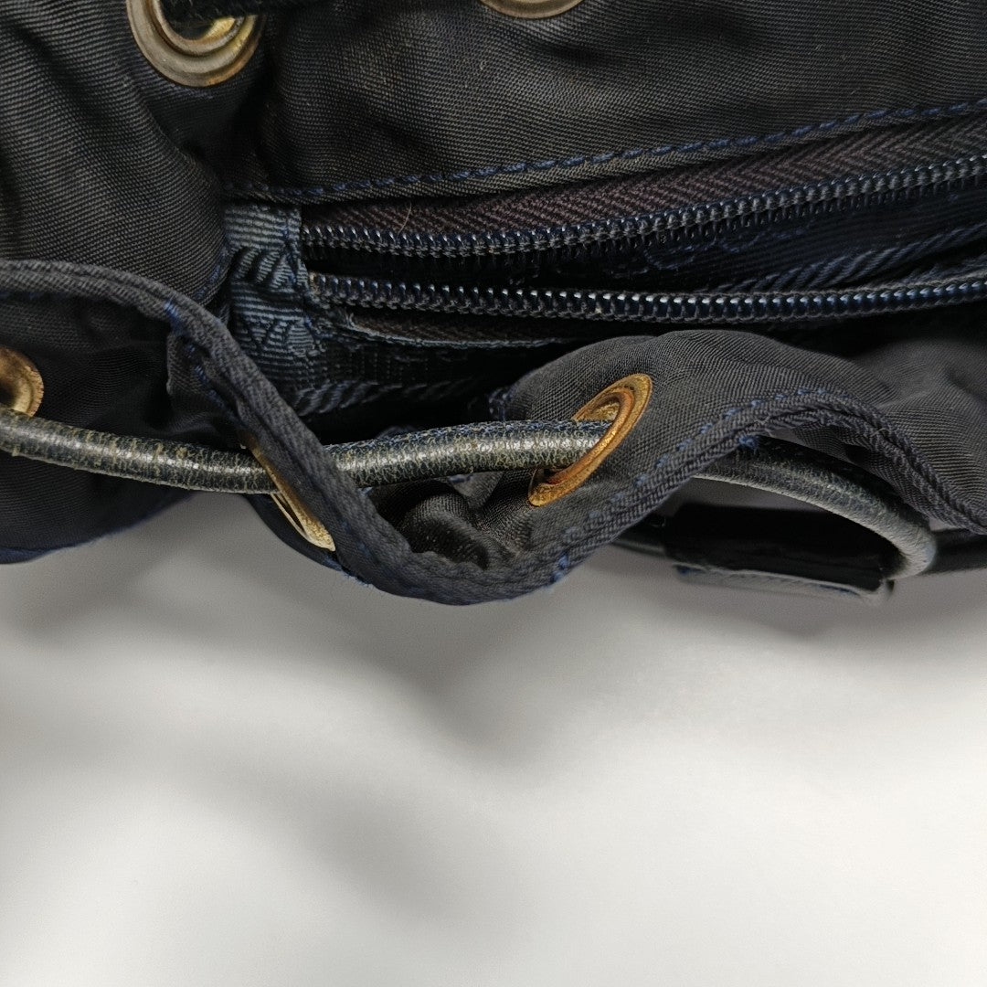 Vela Quilted Nylon Blue