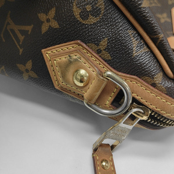RETIRO NM Monogram Coated Canvas Brown