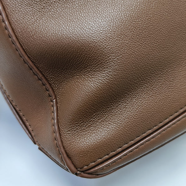 Featherlight Puzzle Small Lambskin Brown