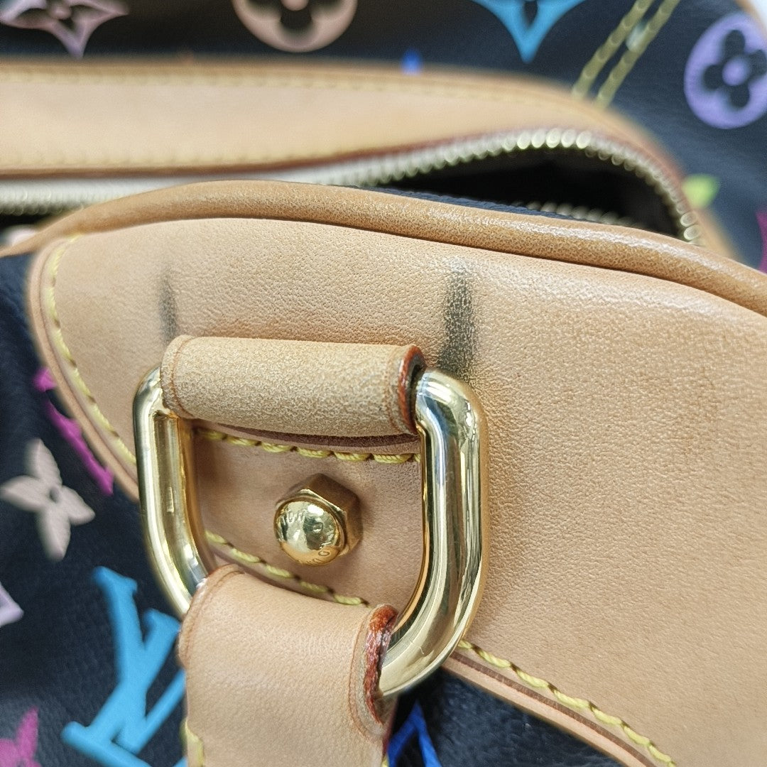 LV × TM CLAUDIA Monogram Coated Canvas Black