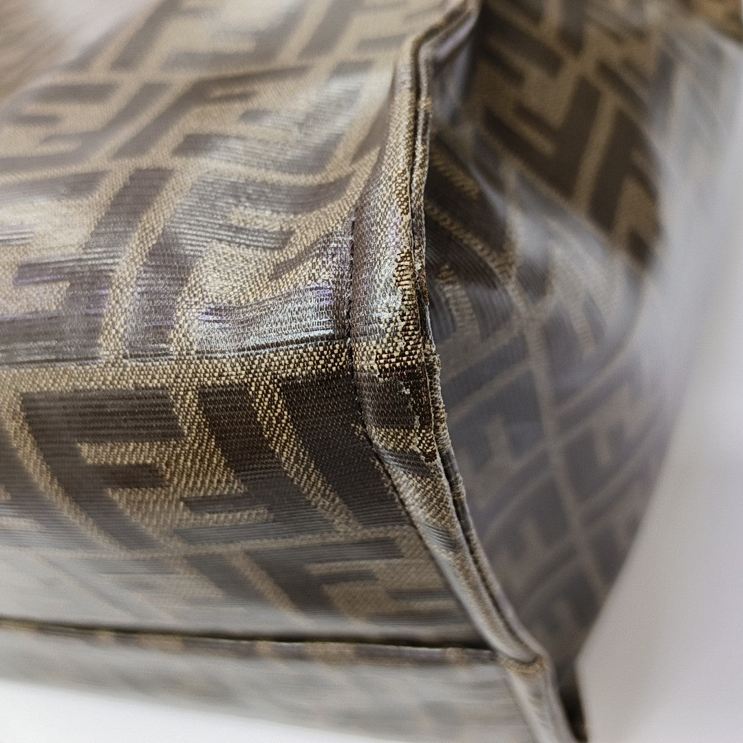 Mania Coated Canvas Brown