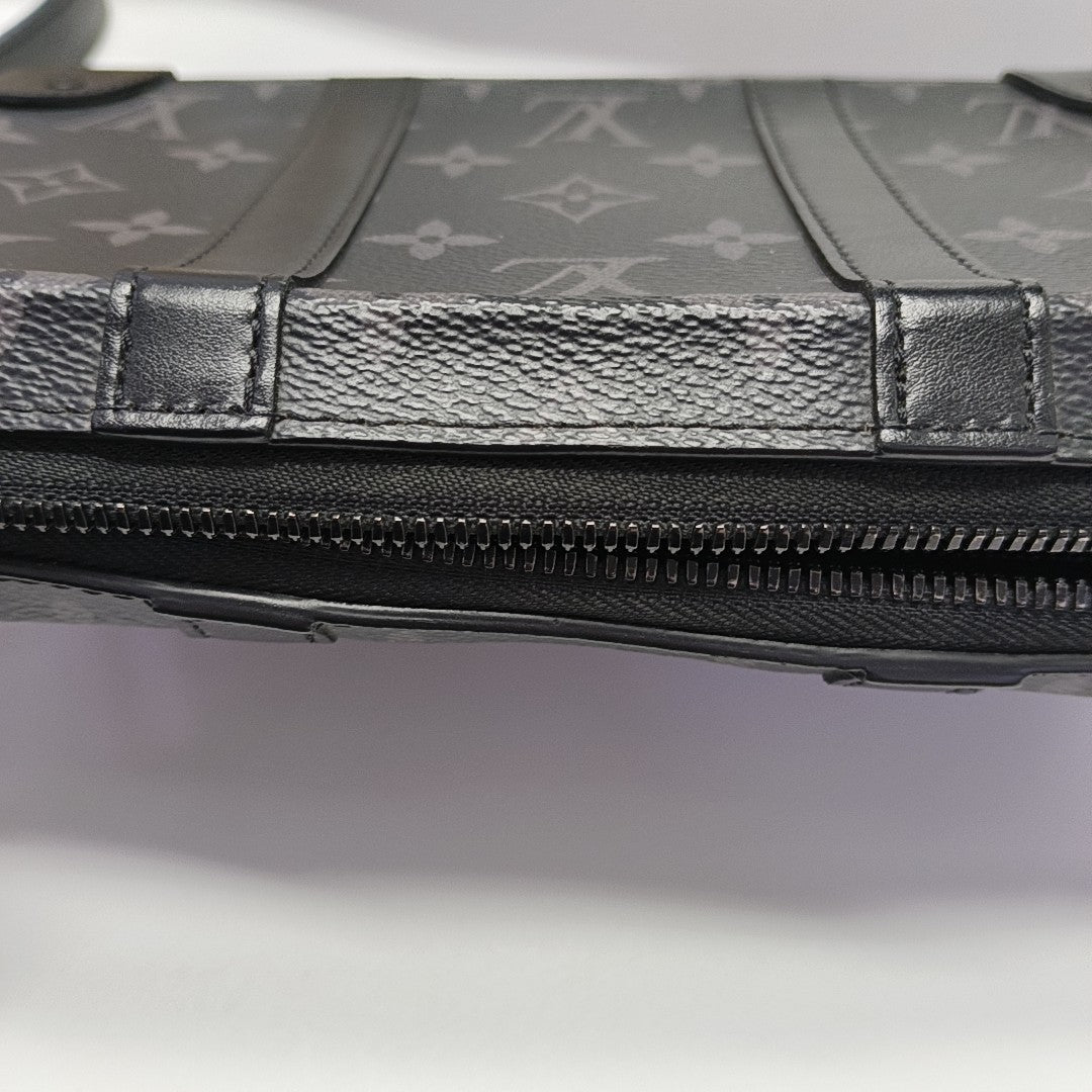 WALLET TRUNK Monogram Coated Canvas Gray