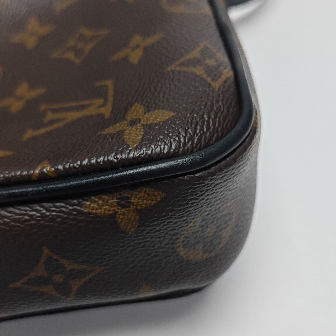 CHRISTOPHER Monogram Coated Canvas Brown