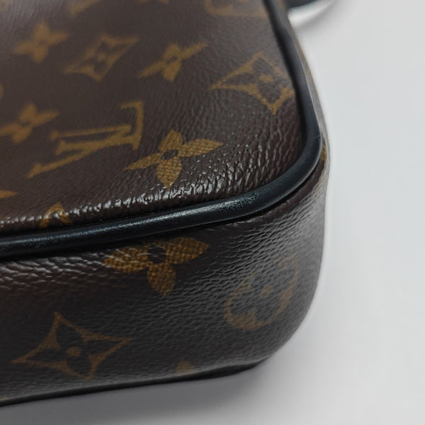 CHRISTOPHER Monogram Coated Canvas Brown