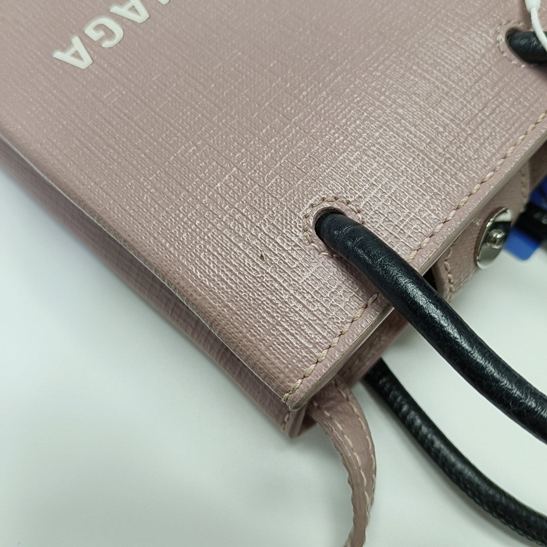 Shopping Bag Calfskin Pink