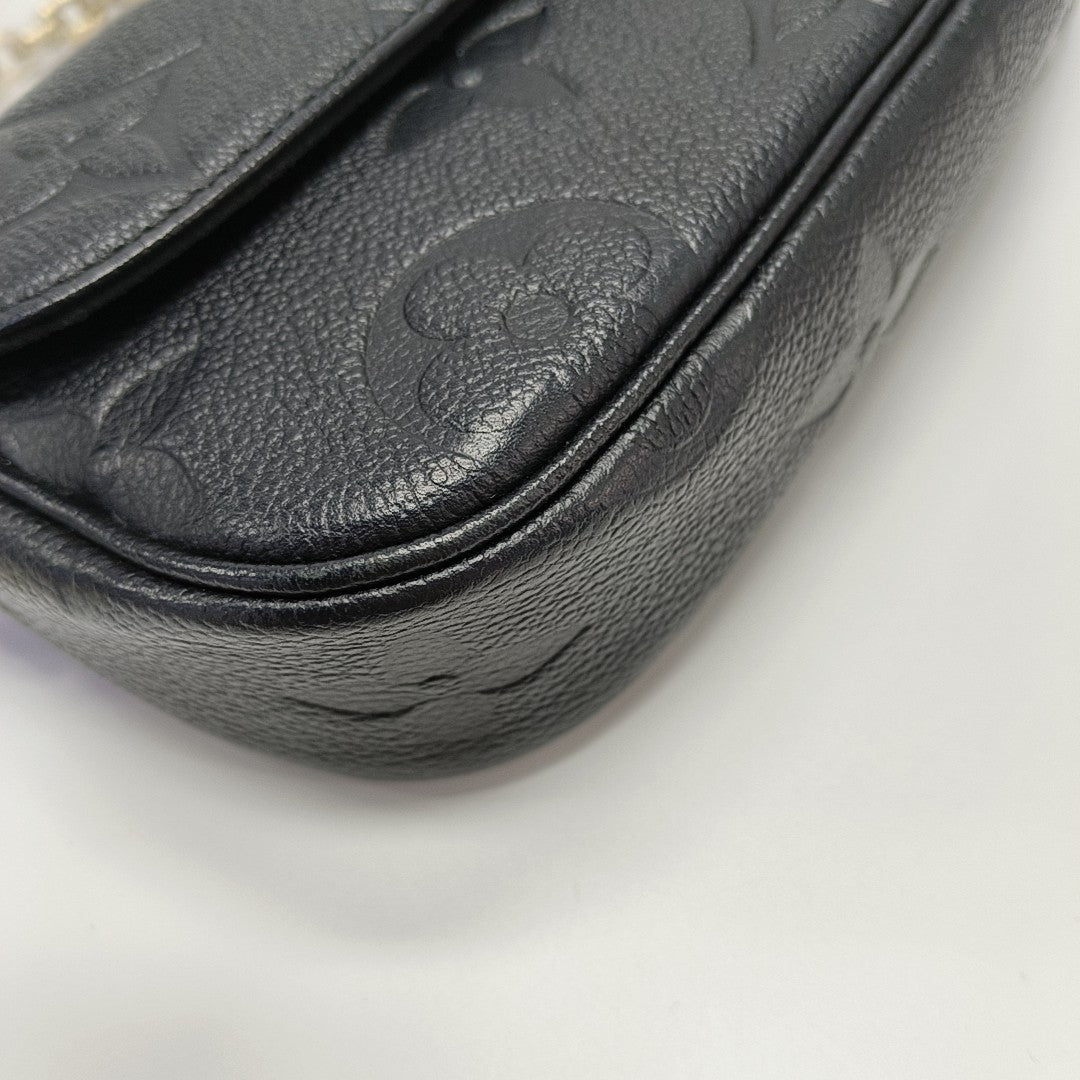 IVY Monogram Calfskin Black