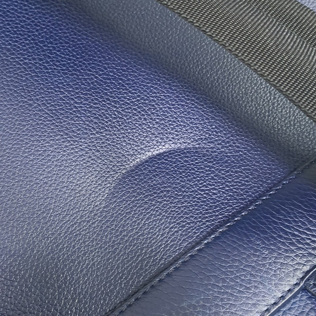 Calfskin Backpack Blue