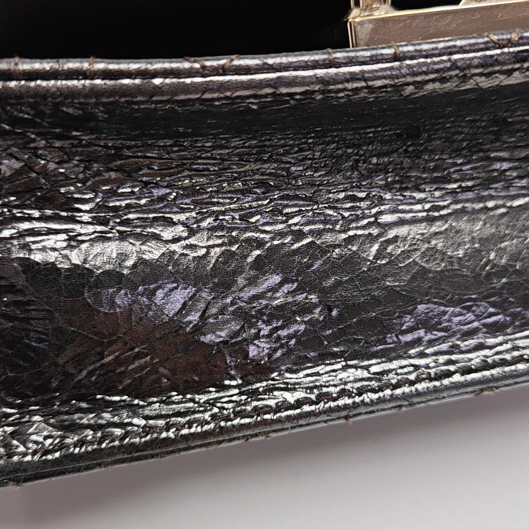 Cannage Calfskin Green