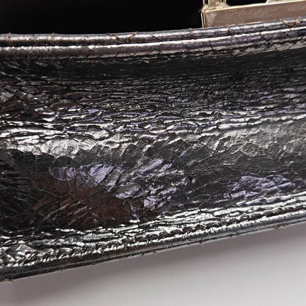 Cannage Calfskin Green