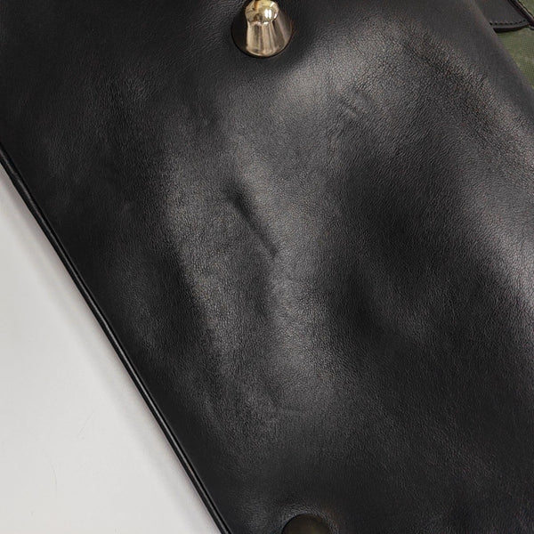 Calfskin Top Handle Bag Green
