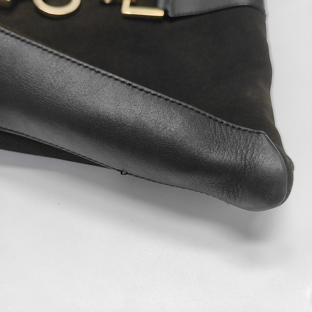 Suede Shoulder Bag Brown