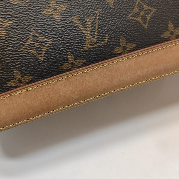 ALMA BB Monogram Coated Canvas Brown