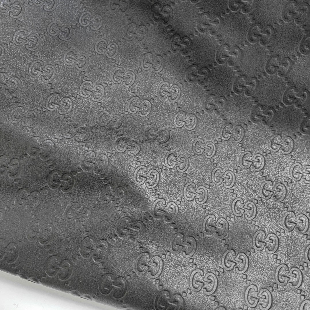 GG Imprime Monogram Calfskin Black