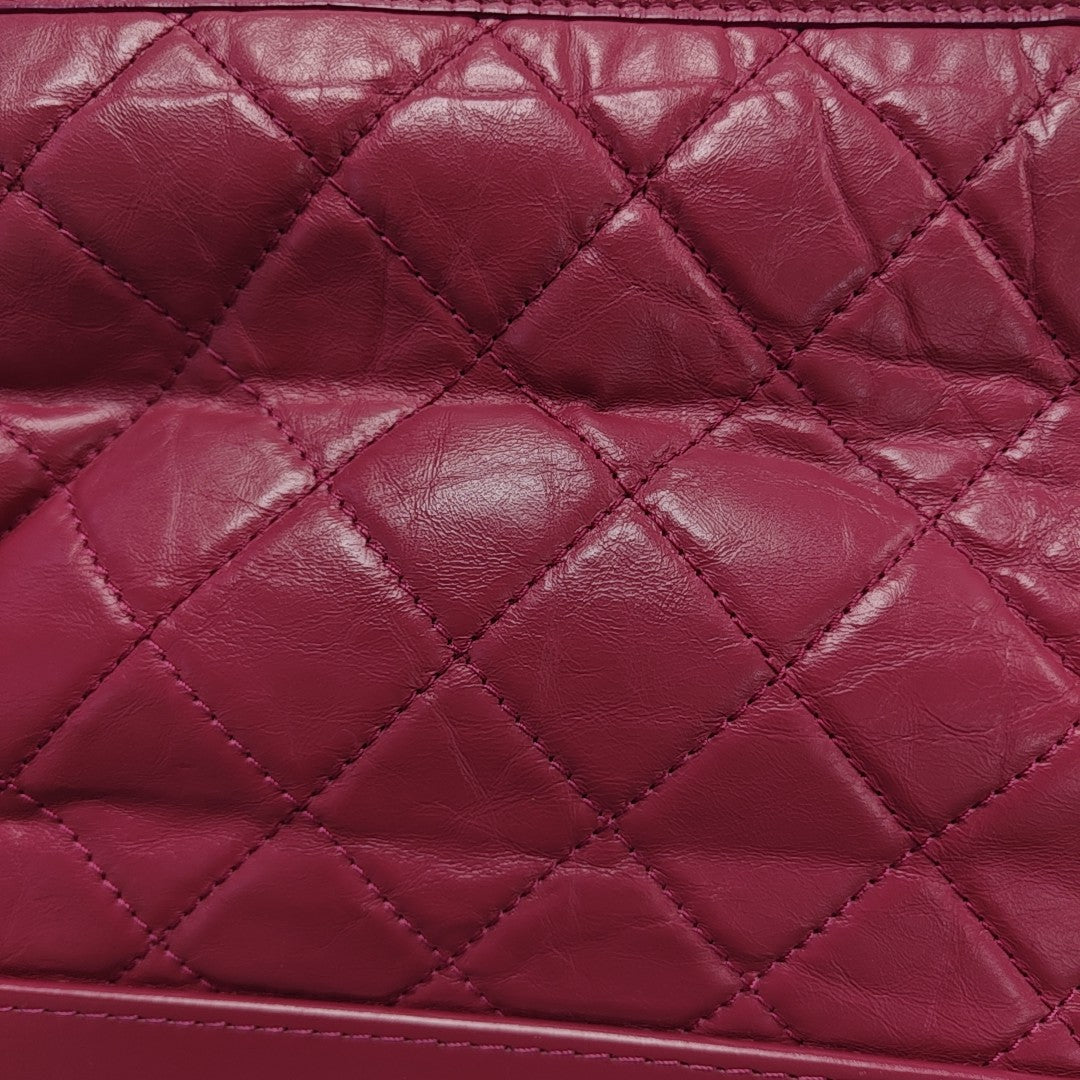 GABRIELLE Medium Quilted Calfskin Red