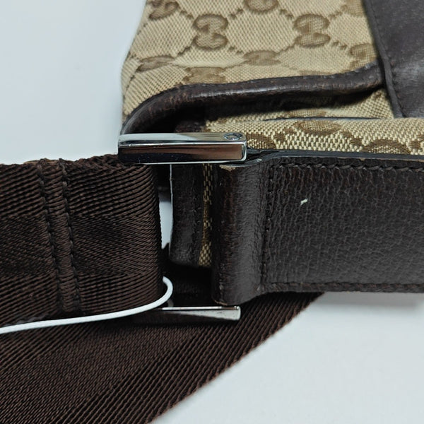 Monogram Canvas Crossbody Bag Beige