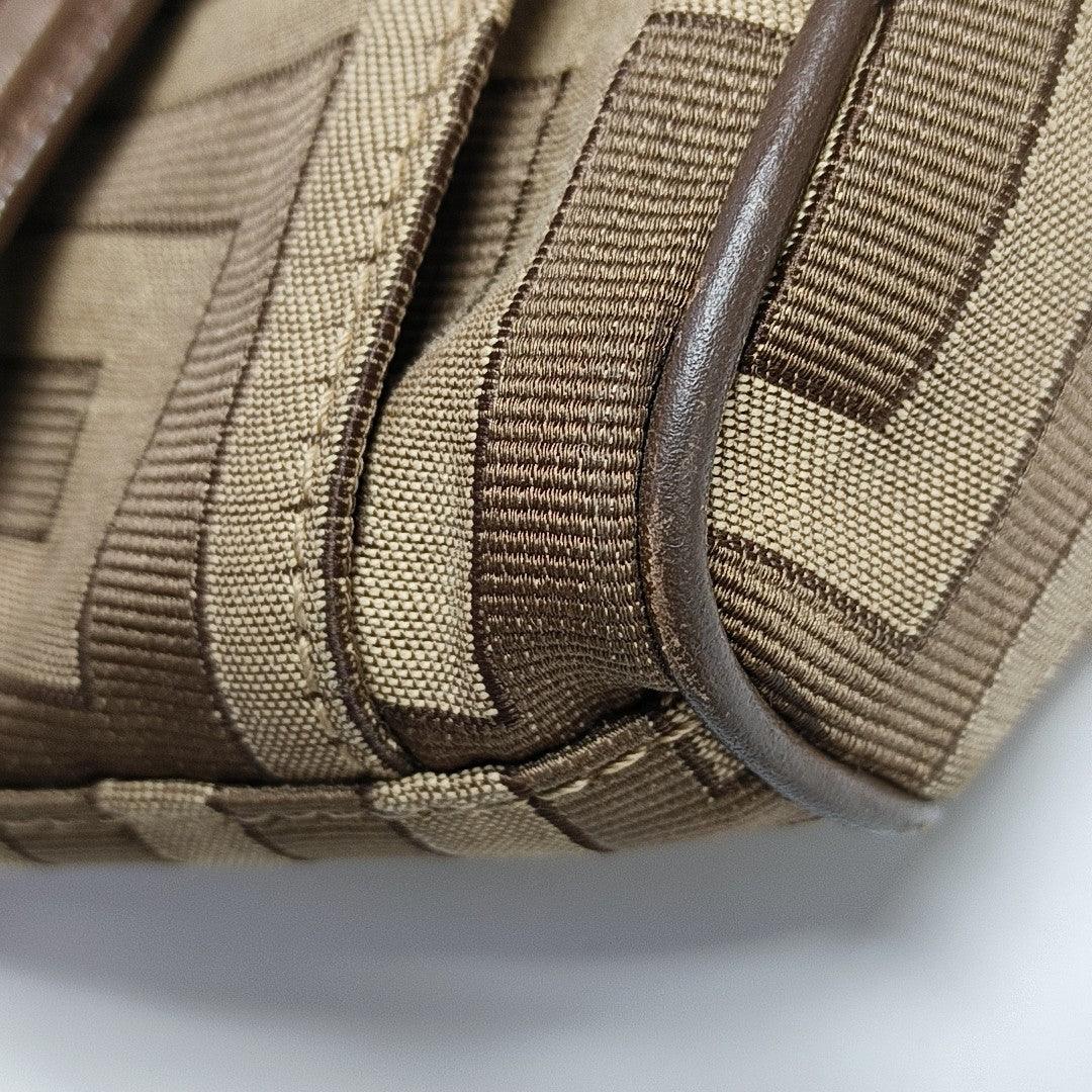 Canvas Shoulder Bag Brown