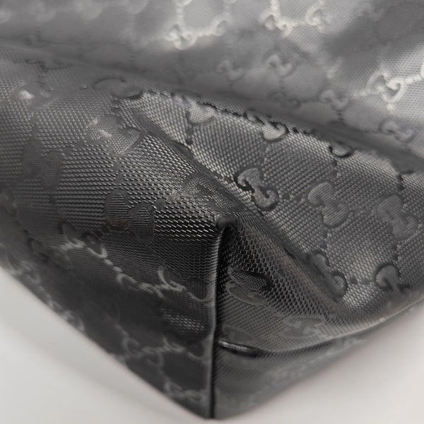 GG Imprime Monogram Coated Canvas Gray