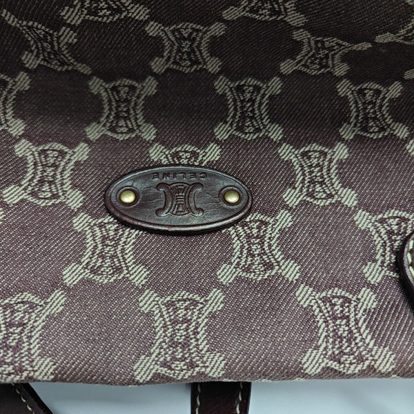 Canvas Top Handle Bag Purple