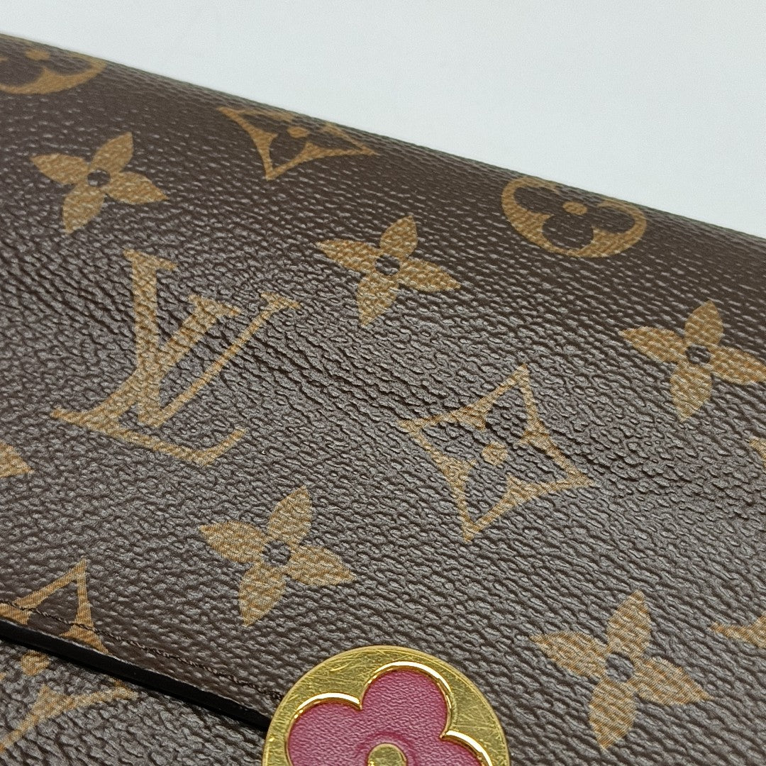 FLORE Monogram Coated Canvas Brown