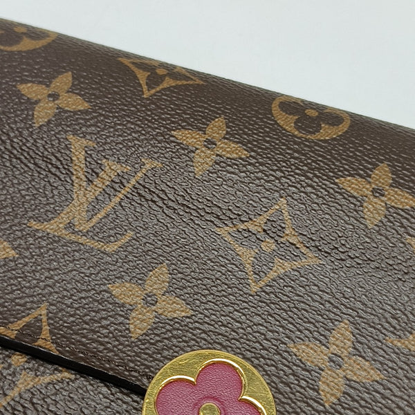 FLORE Monogram Coated Canvas Brown