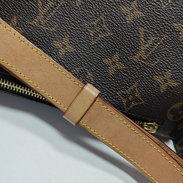 BUMBAG Monogram Coated Canvas Brown