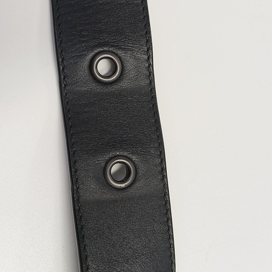 Calfskin Shoulder Bag Black