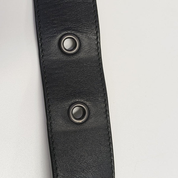 Calfskin Shoulder Bag Black