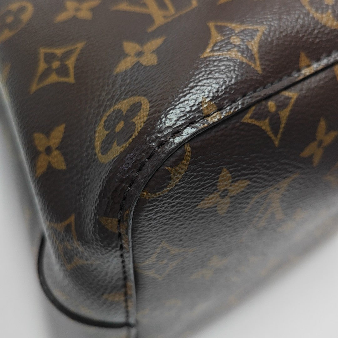 NÉONOÉ MM Monogram Coated Canvas Brown