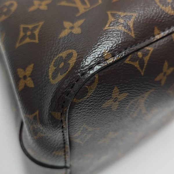 NÉONOÉ MM Monogram Coated Canvas Brown