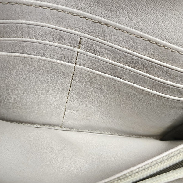 Coated Canvas Wallet Gray