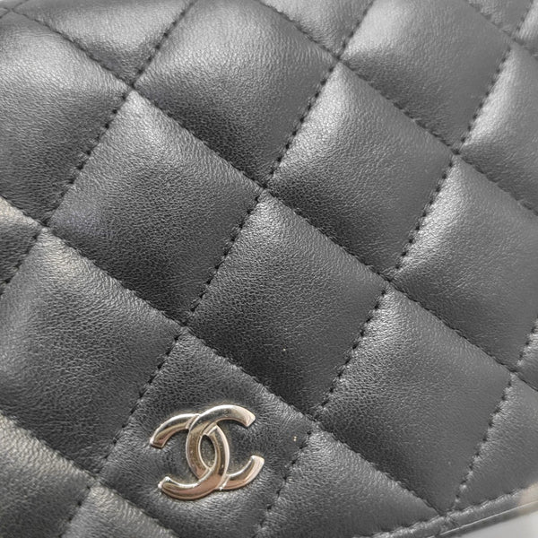 WOC Quilted Lambskin Black