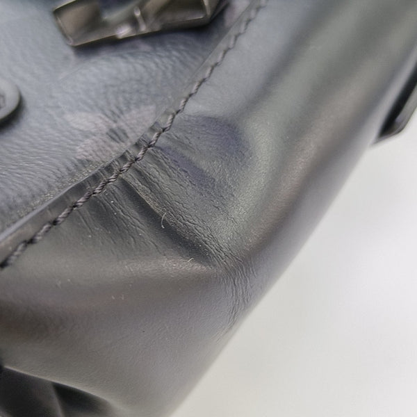 VOYAGER PM Monogram Coated Canvas Black