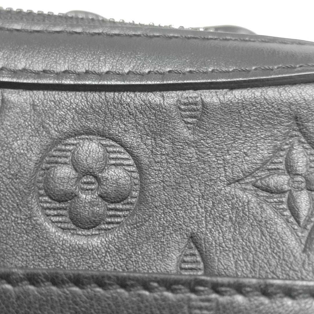 DUO Monogram Calfskin Black