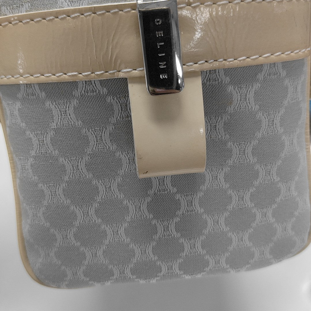 Canvas Top Handle Bag Blue