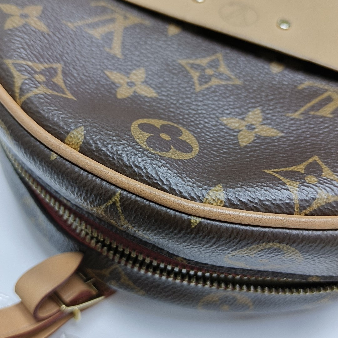 BOITE CHAPEAU MM Monogram Coated Canvas Brown