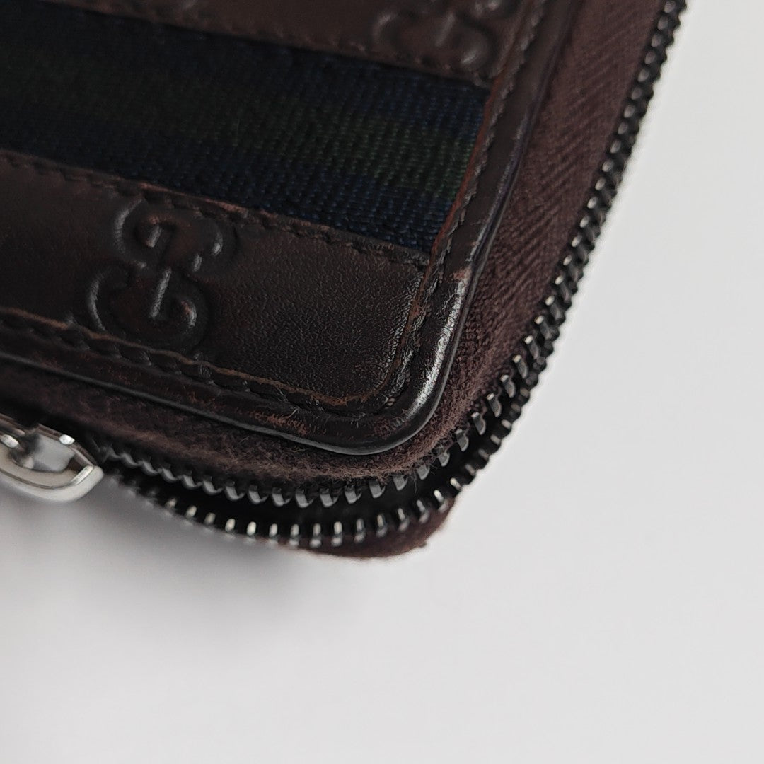 Monogram Calfskin Wallet Brown